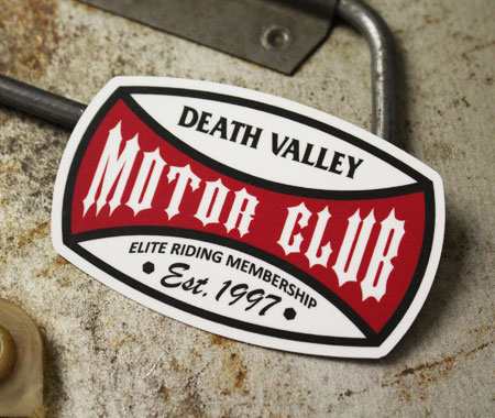 ステッカー アメリカン おしゃれ バイク 車 かっこいい ホットロッド カスタム レーシング カーステッカー Motor Club Icons Death Valleの通販はau Pay マーケット アメリカン雑貨ジャンクヤード