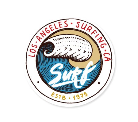 ステッカー サーフィン アメリカン 車 アウトドア スーツケース おしゃれ かっこいい レトロ ビンテージ バイク 海 Surfs Up Decal 波 Loの通販はau Pay マーケット アメリカン雑貨ジャンクヤード