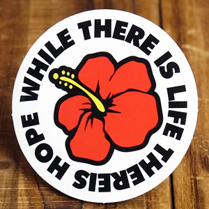 ステッカー 車 アメリカン バイク ヘルメット ことわざ ハワイ 南国 ハイビスカス 花 生きている限り希望がある Sc Ps062 Sxwの通販はau Pay マーケット アメリカン雑貨ジャンクヤード