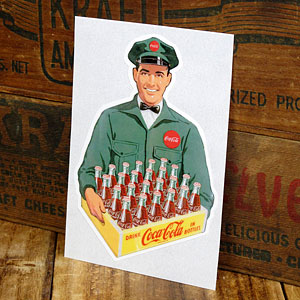 コカコーラ ステッカー グッズ 車 アメリカン バイク ヘルメット Delivery Coke Sc Ccba7 Lfsの通販はau Wowma アメリカン雑貨ジャンクヤード