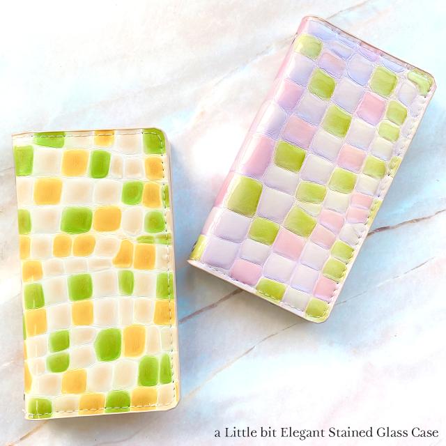 AQUOS sense3 lite Android one SHV45 SH-02M SH-RM12 s7 ケース カバー スマホケース 手帳型 ちょっと上品なステンドグラス sh02m shrm12 手帳の通販は