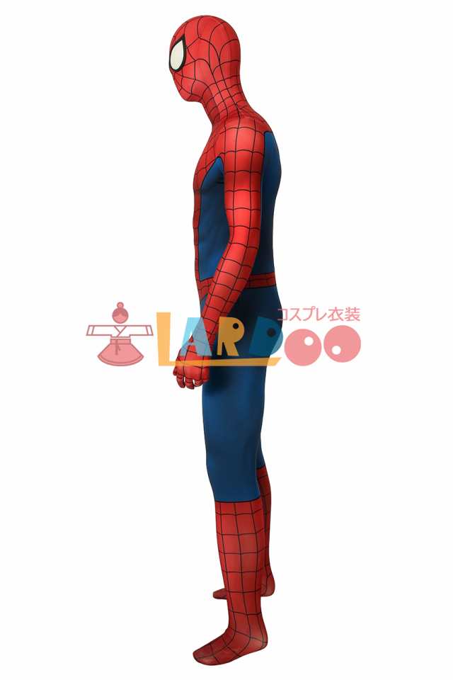 スパイダーマン 戦闘服 修復版 Marvels Spider-Man Classic suit (repaired) コスプレ衣装[4273]