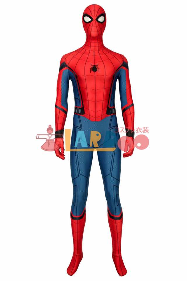 スパイダーマン:ファー・フロム・ホーム ピーター・パーカー Spider-Man Peter Parker ウェブシューター付きコスプレ衣装  [4436A]｜au PAY マーケット