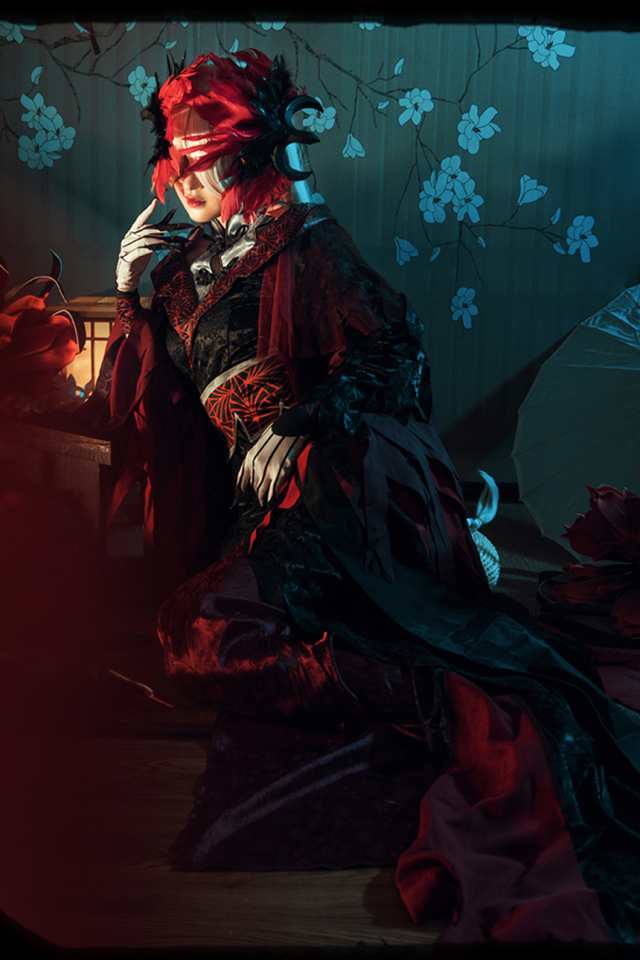 Identityv 第五人格 コスプレ 芸者 美智子 紅葉 鏡悦鶴影 キャラクター仮装 コスプレ衣装 コスプレ コスチューム Dy の通販はau Pay マーケット Lardoo