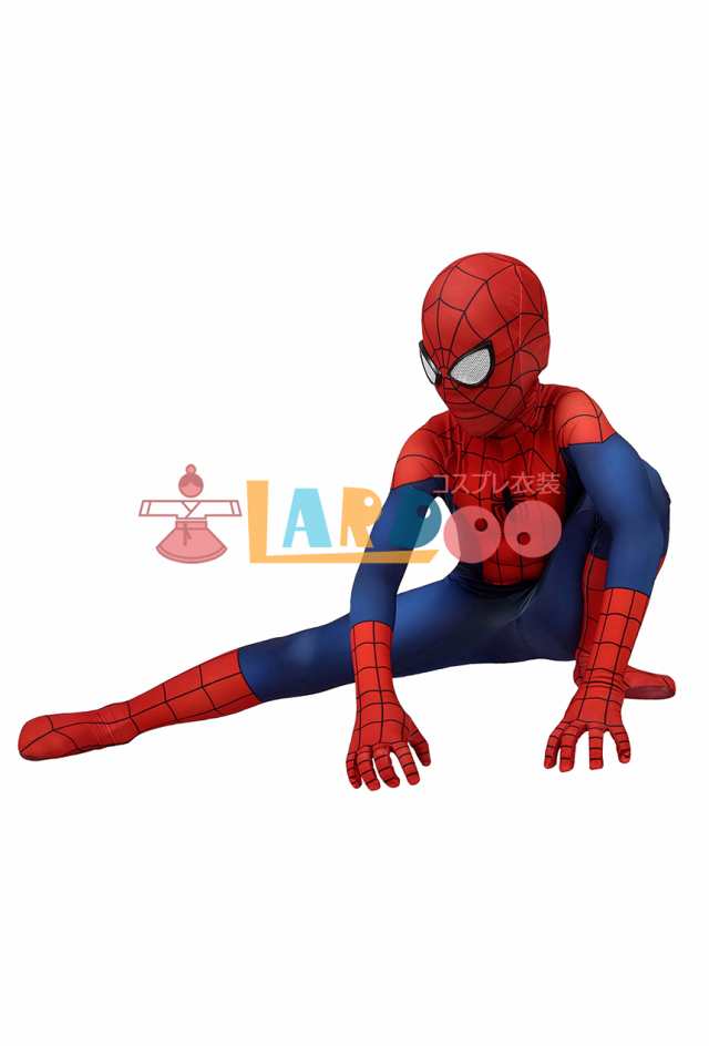 アルティメット・スパイダーマン Ultimate Spider-Man Season1 Peter Parker 子供用  コスプレ衣装[J19016CB-KID]