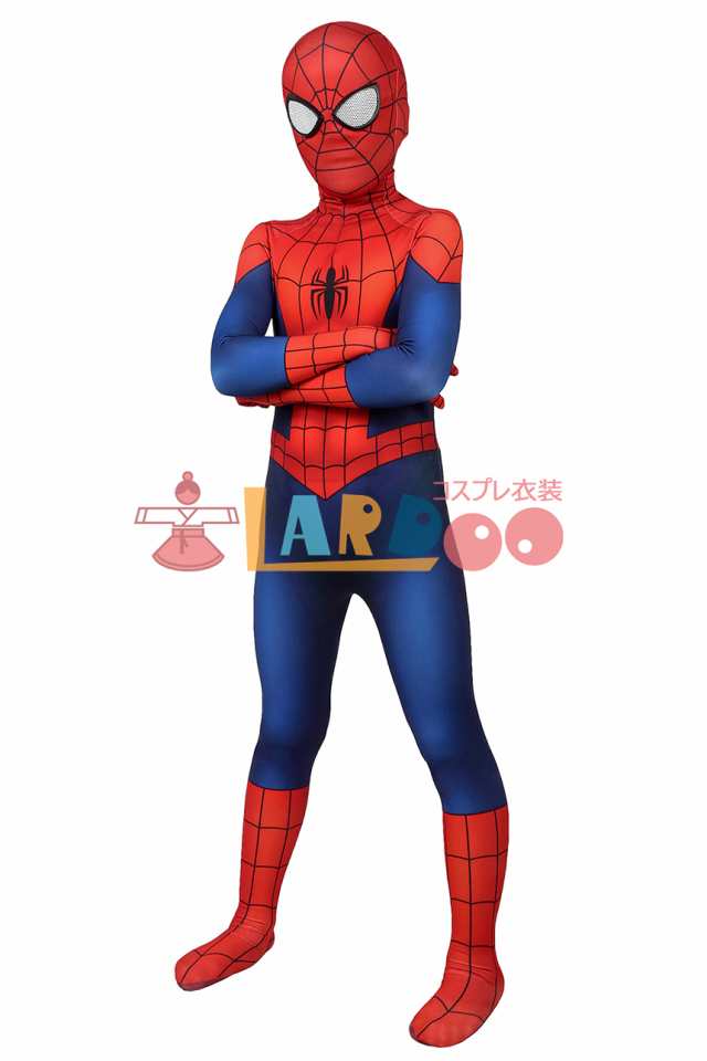 アルティメット・スパイダーマン Ultimate Spider-Man Season1 Peter Parker 子供用  コスプレ衣装[J19016CB-KID]