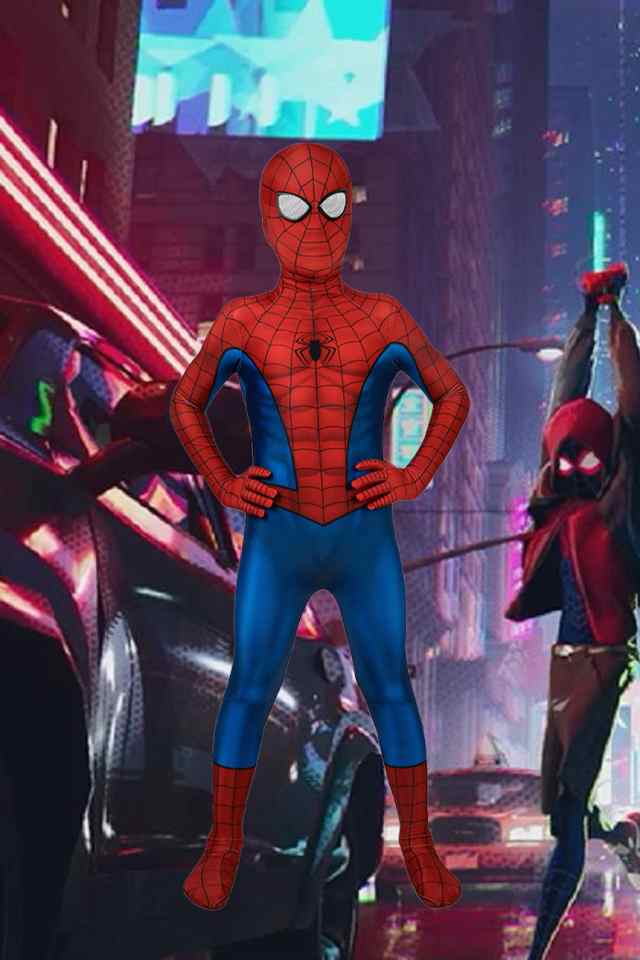 スパイダーマン ピーター・パーカー spiderman ps4 3D Classic Suit Peter Parker 子供用  コスプレ衣装[J19018AB-KID]｜au PAY マーケット