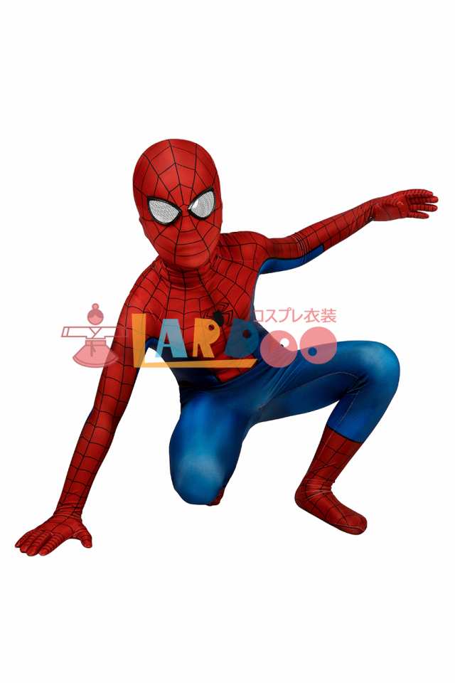 スパイダーマン ピーター パーカー Spiderman Ps4 3d Classic Suit Peter Parker 子供用 コスプレ衣装 Jab Kid の通販はau Pay マーケット Lardoo