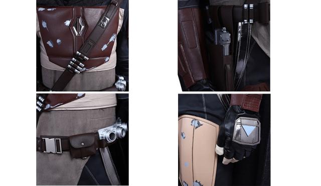 スター・ウォーズ マンダロリアン Mandalorian キャラクター仮装 コスプレ衣装 コスプレ コスチューム[M20200330]_9
