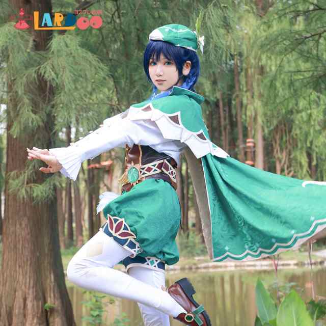 原神 Genshin げんしん ウェンティ Venti コスプレ衣装 コスチューム cosplay [4675]の通販はau PAY マーケット -  lardoo（ラドー） au PAY マーケット店 | au PAY マーケット－通販サイト