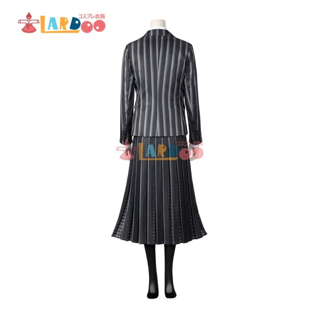 ウェンズデー The Addams Family ネバーモア・アカデミー ユニフォーム コスプレ コスチューム[5058]_3