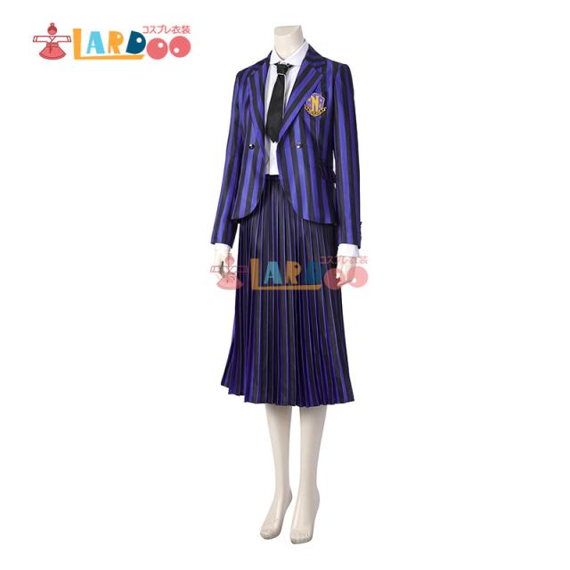 Wednesday Addams Enid sinclair -イーニッド・シンクレア ネバーモア・アカデミー ユニフォーム 制服 コスプレ コスチューム[5060]