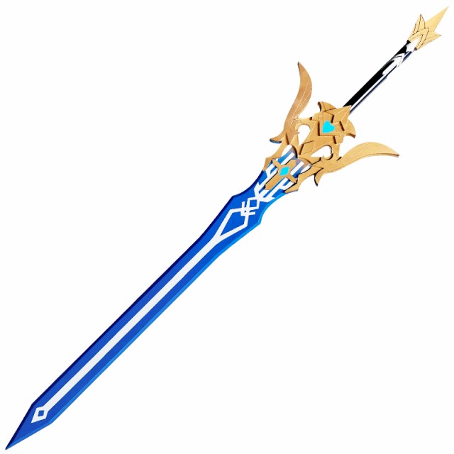 即納】 原神 雪葬の星銀 コスプレ 武器 道具 両手剣 レザー 辛炎