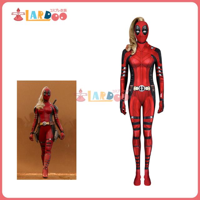 デッドプール3 Deadpool3 レディ・デッドプール ウェイド・ウィルソン-Wade Wilson ボデイースーツ  コスプレ衣装 コスチューム