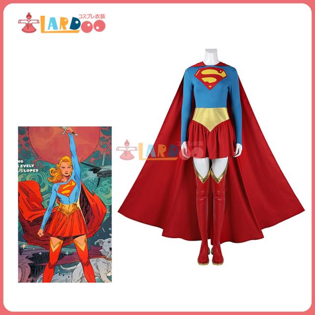 スーパーガール：ウーマン・オブ・トゥモロー 漫画版スーパーガール Supergirl コスプレ衣装 コスチューム[5727]