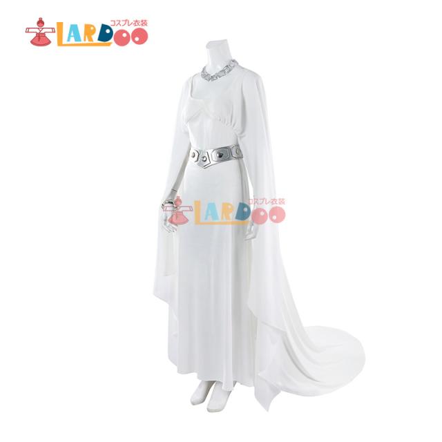 スター・ウォーズ エピソード4/新たなる希望 レイア・オーガナ レイア姫 ドレス コスプレ衣装 コスチューム_6