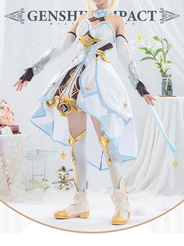 猫屋小舗製　原神　蛍　コスプレ　衣装　ウィッグ　靴 猫屋小舗 原神 コスプレ 蛍 女性主人公 リニューアルVer 衣装