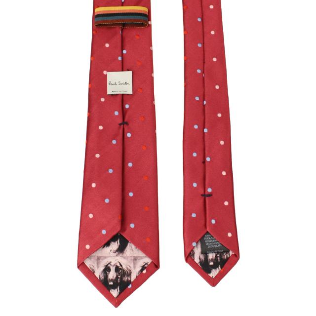 ポールスミス ネクタイ メンズ PAUL SMITH 0TIE/FT216 25 レッド系  