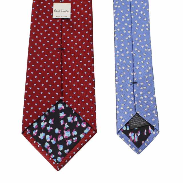 ポールスミス ネクタイ メンズ 星 PAUL SMITH 0tie/ht258 25 レッド系