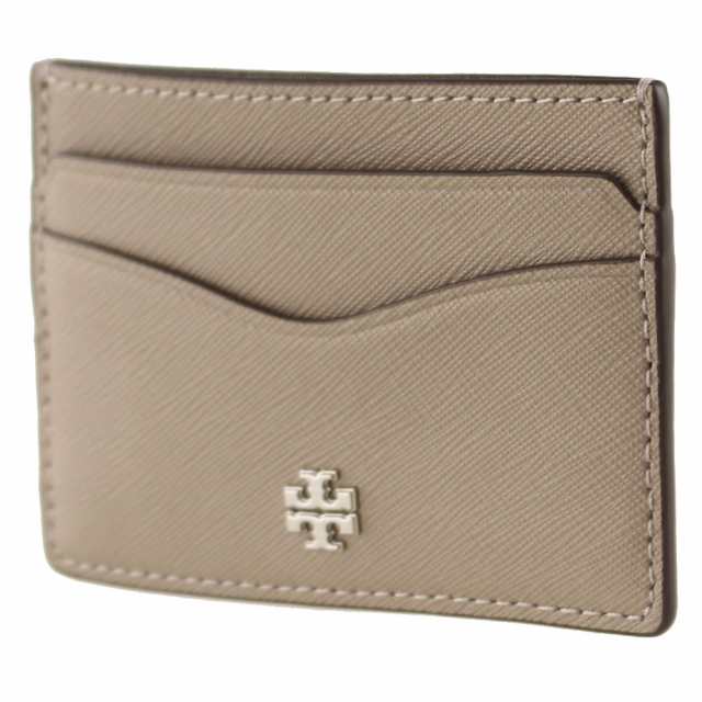 トリーバーチ カードケース・パスケース エマーソン TORY BURCH 136101 082 グレージュ系 財布・小物 レディース｜au PAY  マーケット