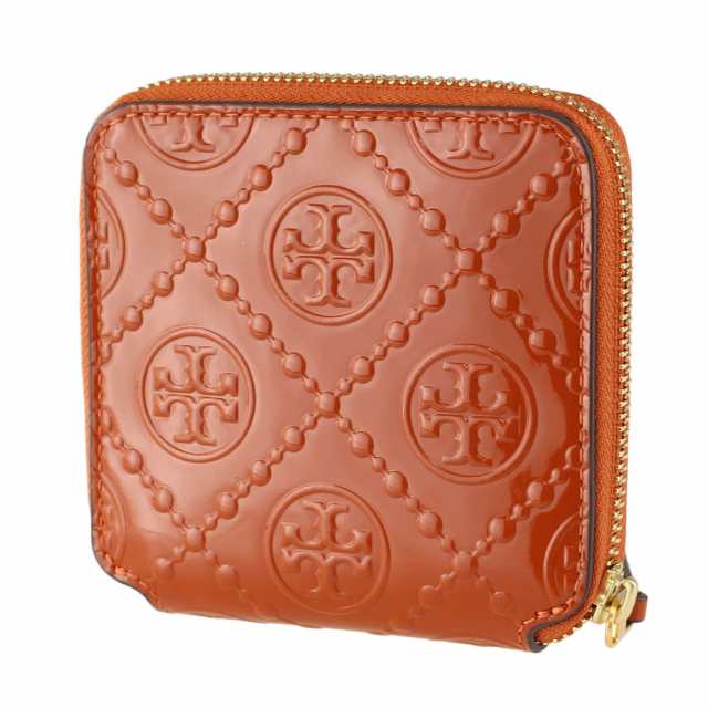 【新品】TORY BURCH 二つ折り財布　トリーバーチ　オレンジ