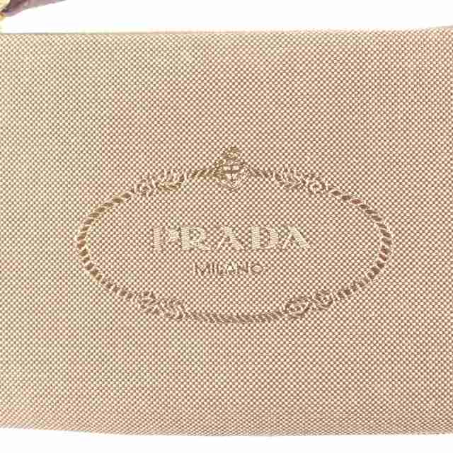 プラダ ポーチ キャンバス PRADA 1MB039 UCW F0065 ベージュ系 財布・小物 レディース・メンズ兼用