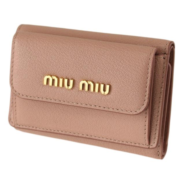 ミュウミュウ 折りたたみ財布 レディース Miu Miu 5mh021 2e5v ピンクベージュ系 財布 小物の通販はau Pay マーケット ミッピーナ