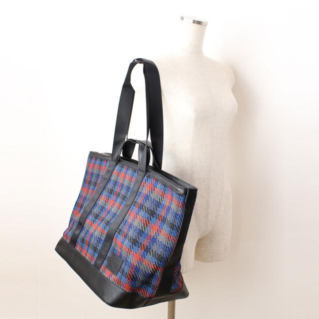 ポールスミス トートバッグ 2WAY PAUL SMITH 6894/GCHECK 47 レッド系