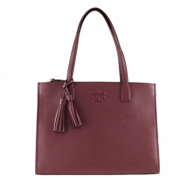 トリーバーチ トートバッグ TORY BURCH 73511 ワインレッド系 タッセル