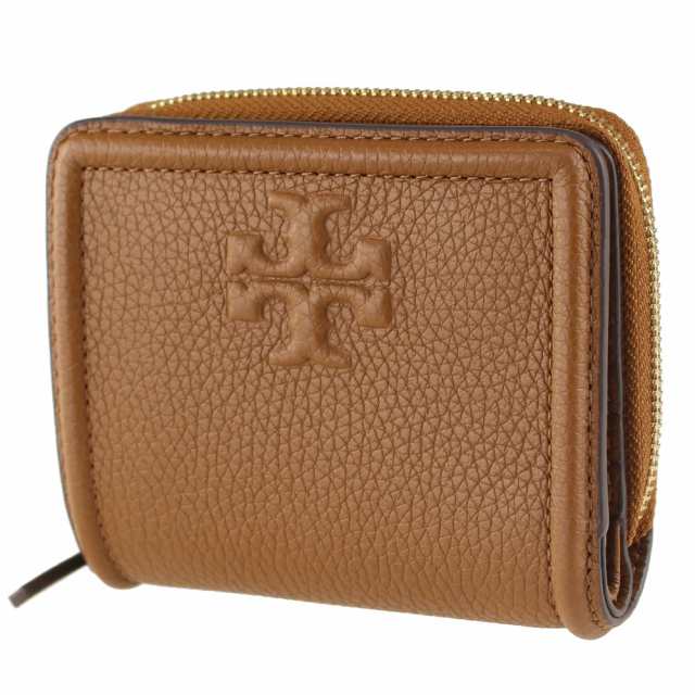 トリーバーチ 折りたたみ財布 二つ折り TORY BURCH 80164 909 ブラウン