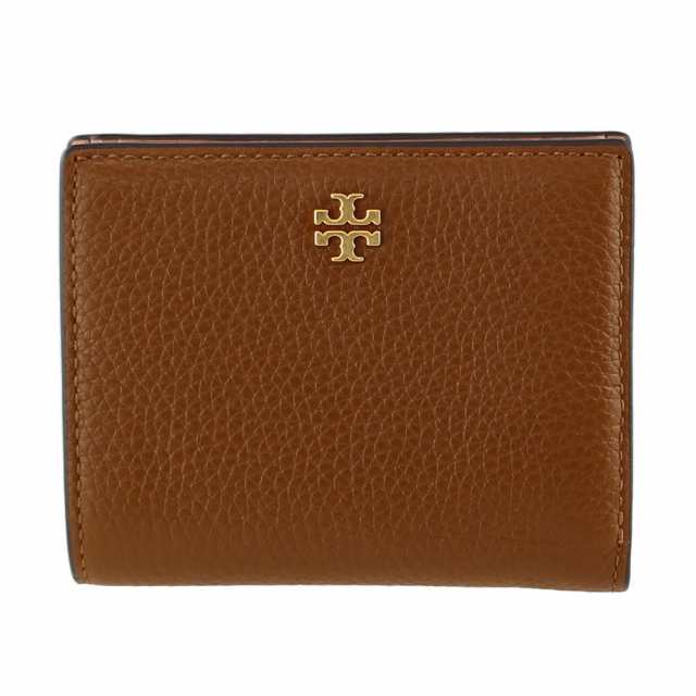 トリーバーチ 折りたたみ財布 二つ折り TORY BURCH 84691 ブラウン系×ピンク系 バイカラー 財布・小物 レディース