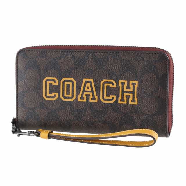 COACH コーチ ラウンドファスナー ジッパーラウンド 長財布 レディース