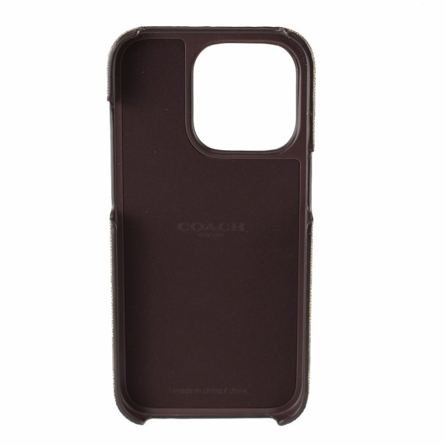 コーチ iPhone 14 Pro iPhone・スマホケース COACH CG512 ブラウン