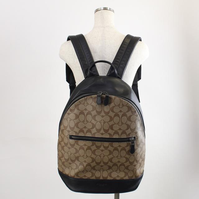 コーチ リュック バックパック メンズ Coach F ブラウン ブラック系モノグラムバイカラー バッグ カバンの通販はau Pay マーケット ミッピーナ