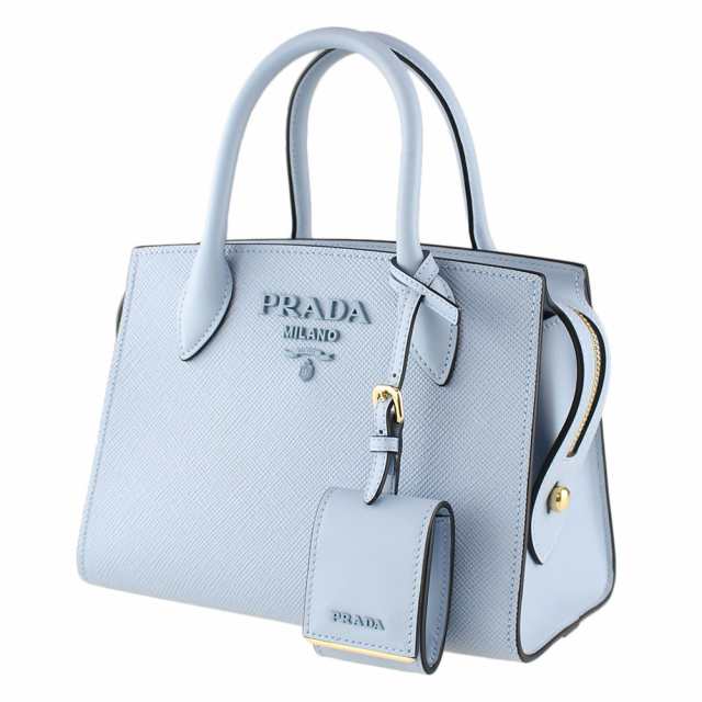 訳ありアウトレット】プラダ ハンドバッグ PRADA 1BA269 2ERX ブルー系 バッグ・カバン レディースの通販はau PAY マーケット -  ミッピーナ