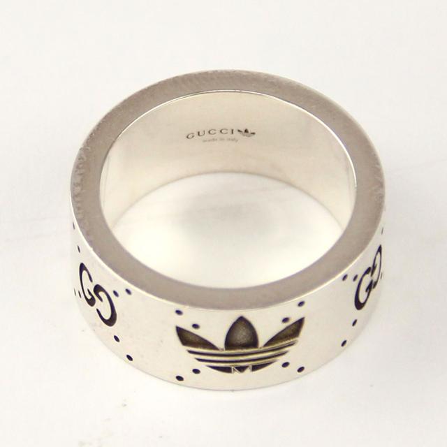 【訳ありアウトレット】グッチ 指輪 リング フラットバンド GUCCI j-702766 J8400 0728 シルバー アクセサリー レディース メンズ兼用の通販は