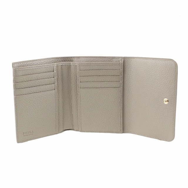 【訳ありアウトレット】フルラ 折りたたみ財布 三つ折り  FURLA PBG2RZY グレー系  財布・小物 レディースの通販は