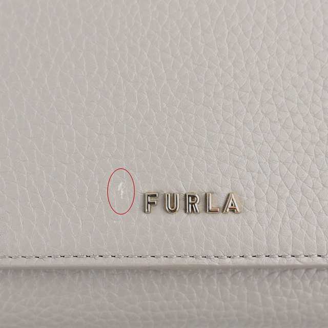 【訳ありアウトレット】フルラ 折りたたみ財布 三つ折り  FURLA PBG2RZY グレー系  財布・小物 レディースの通販は