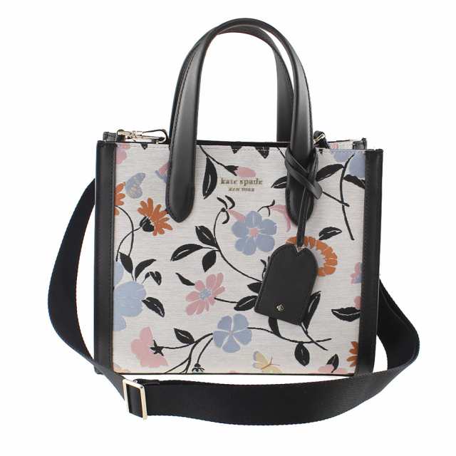 ケイトスペード トートバッグ ショルダーバッグ 2WAY KATE SPADE k6564 250 ホワイト系マルチ 花柄 異素材ミックス  バッグ・カバン レデ