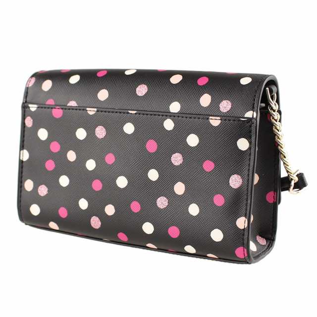 ケイトスペード ショルダーバッグ・ポシェット KATE SPADE k9362 001 ブラック系マルチ ドット 水玉 チェーン バッグ・カバン  レディース