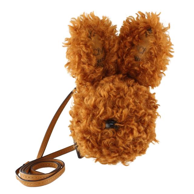 エム シー エム ケース・小銭入れ モノグラム MCM MXZBASX02 ブラウン系 アニマル柄 異素材ミックス 財布・小物 レディース