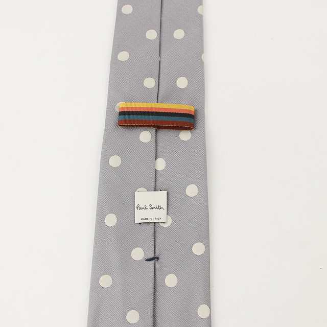 ポールスミス ネクタイ メンズ PAUL SMITH otieht256 grey グレー ドット 水玉 バイカラー ファッション雑貨 小物