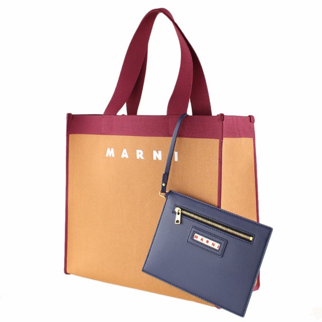 マルニ トートバッグ MARNI SHMP0076A2P4602 ZO196 ブラウン系 バッグ・カバン レディース