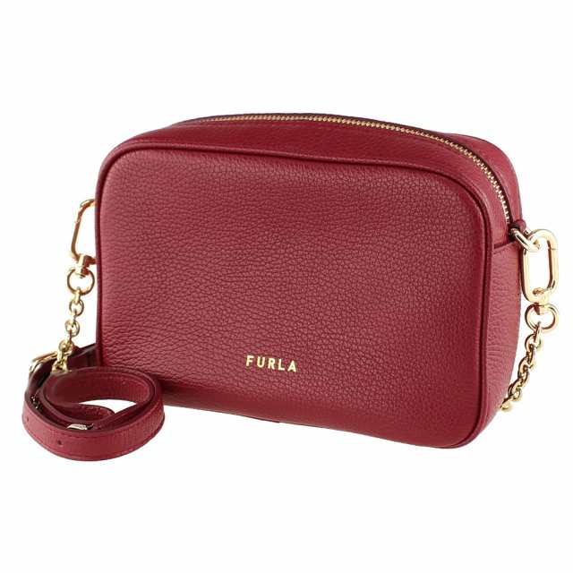 レザーカラーFurla フルラ FURLA REAL WB00243 斜め掛け ショルダーバッグ CILIEGIA レッド系 レディース