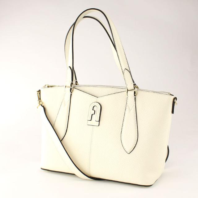 フルラ ショルダーバッグ ポシェット 斜め掛け クロスボディ 肩掛け サッチェル  2WAY FURLA WB00537 BX0305 01B ホワイト  バッグ カバン レディース