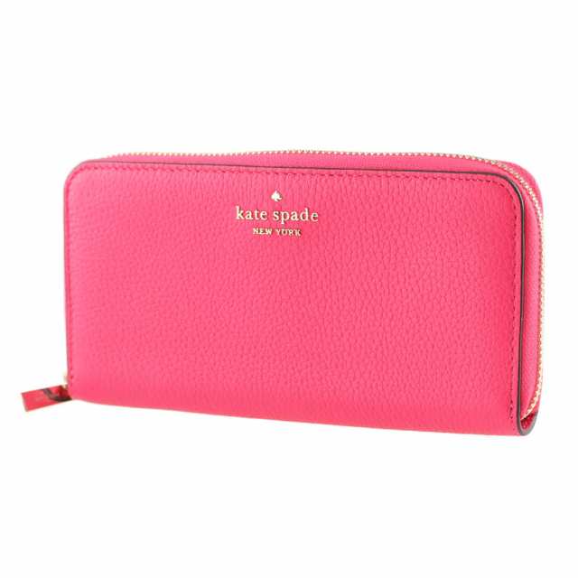 ケイトスペード Kate Spade 長財布 小銭入れ付き ピンク系オープンポケット×1重量