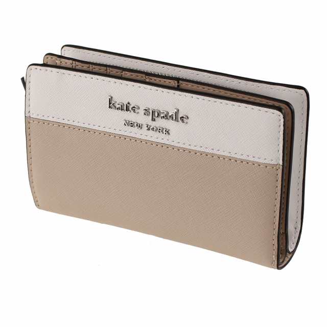 新品新品新品 Kate Spade ケイトスペード 二つ折り財布 黒 レザー革 2
