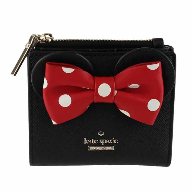 ケイトスペード 折りたたみ財布 レディース 二つ折り財布 Kate Spade Wlru6026 001 ブラック レッド系ブランドコラボ 財布 小物の通販はau Pay マーケット ミッピーナ