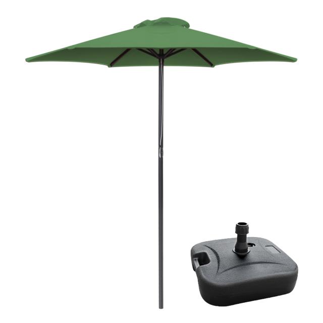 ハワイアンパラソル ナチュラルカラー 直径220cm UPF30+ UVカット 角度