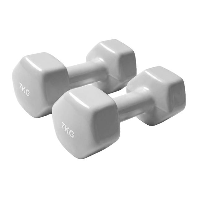 ダンベル 7kg 2個セット カラーダンベル 鉄アレイ ダンベル コンパクト